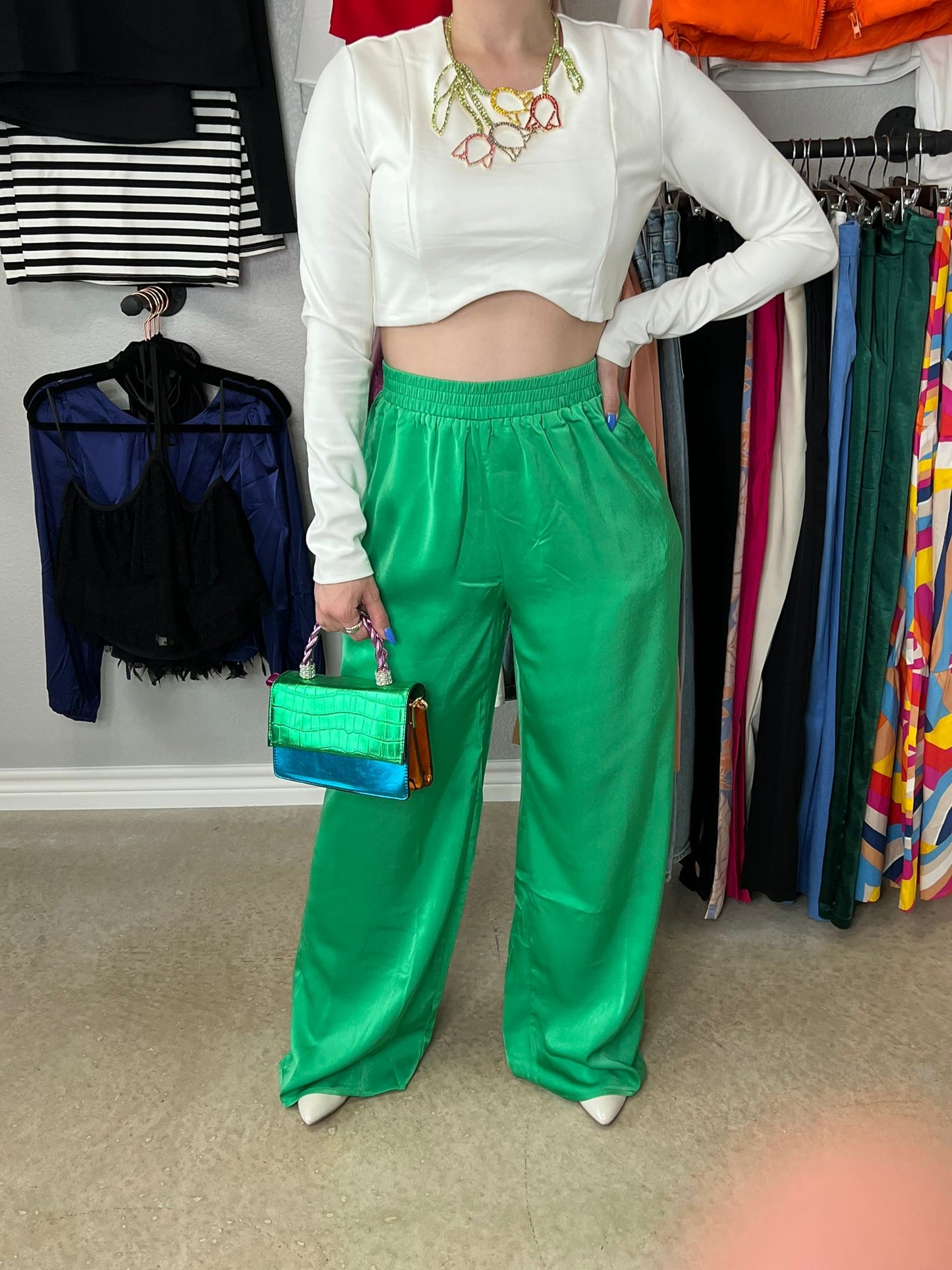 Satin Trousers