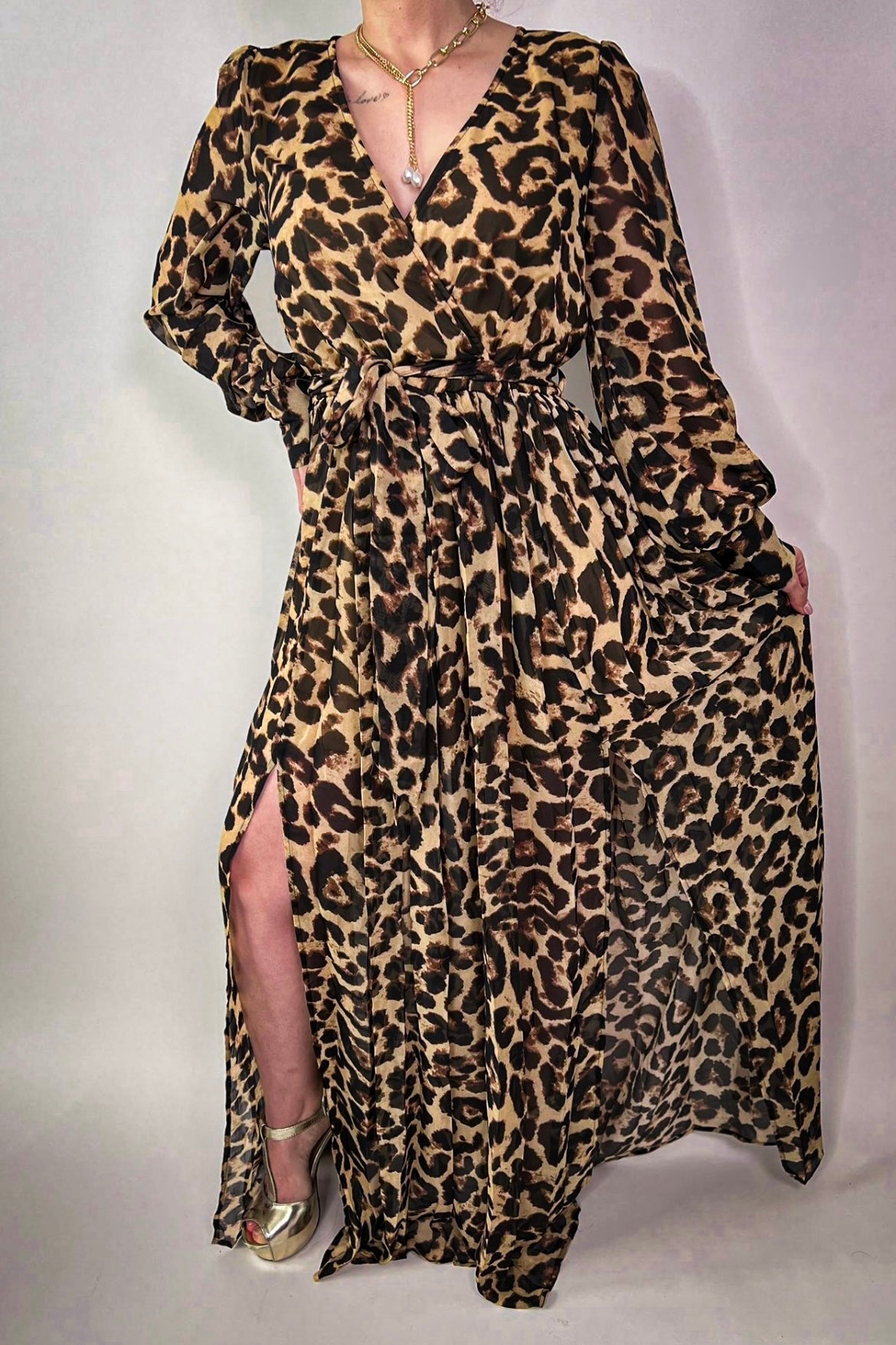Leopard Maxi Dress