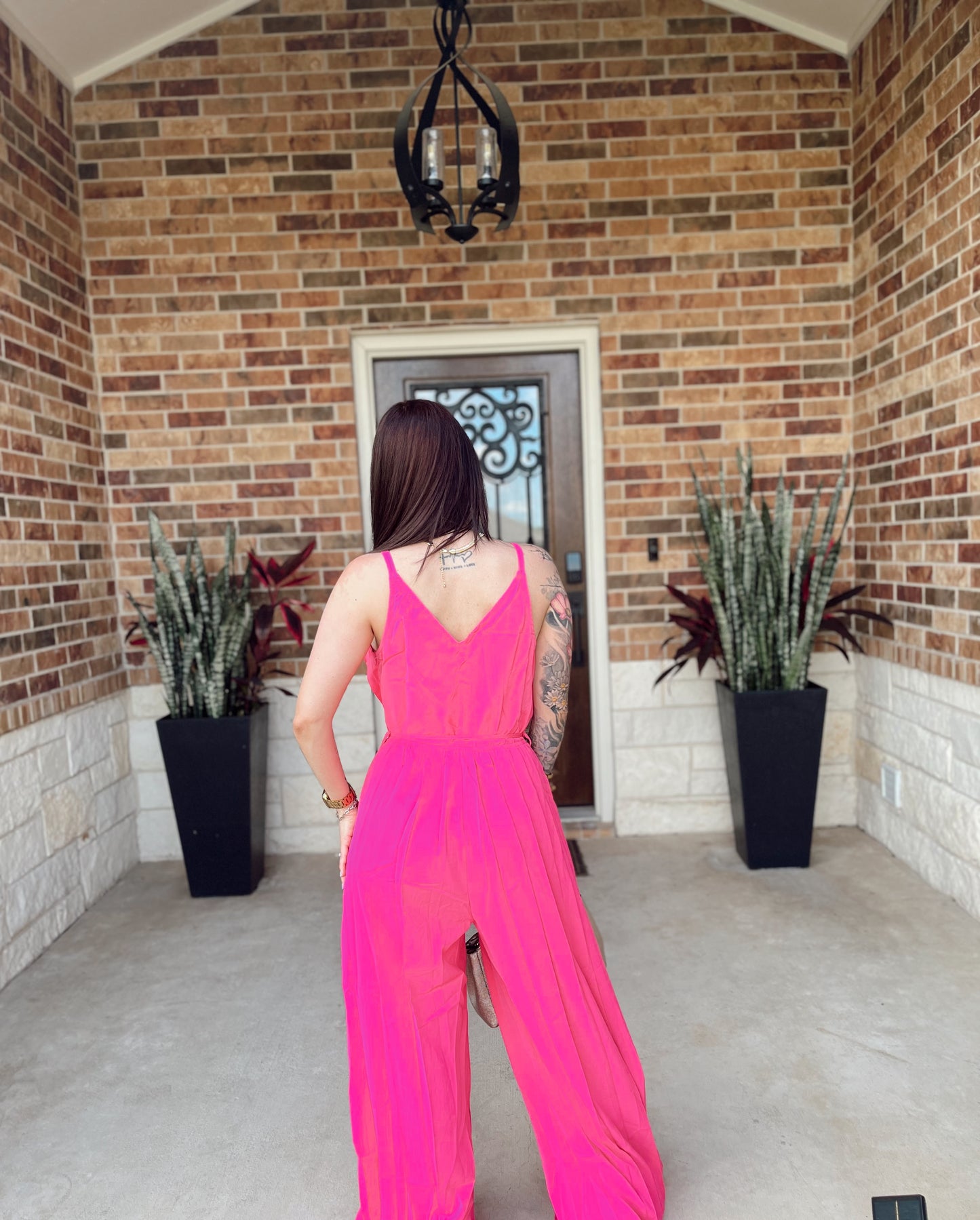 Pleated Jumpsuit