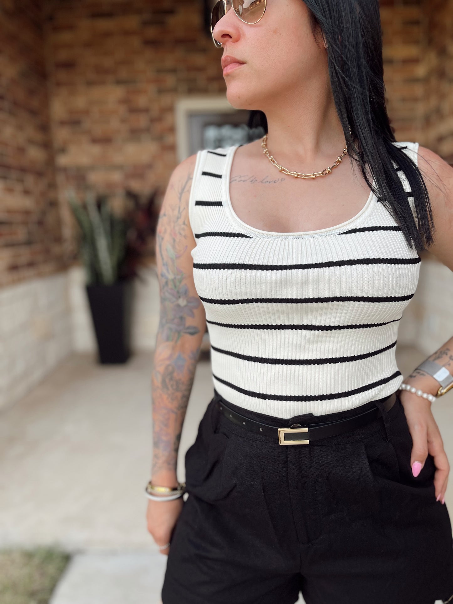 Stripe Bodysuit