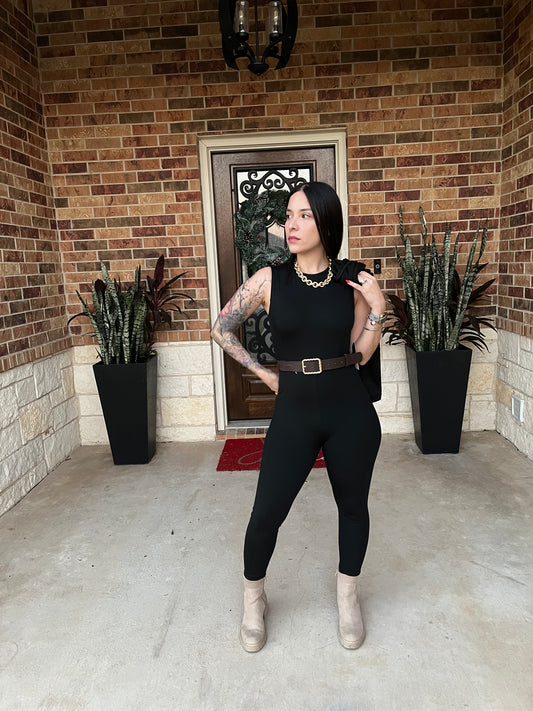Belted Jumpsuit