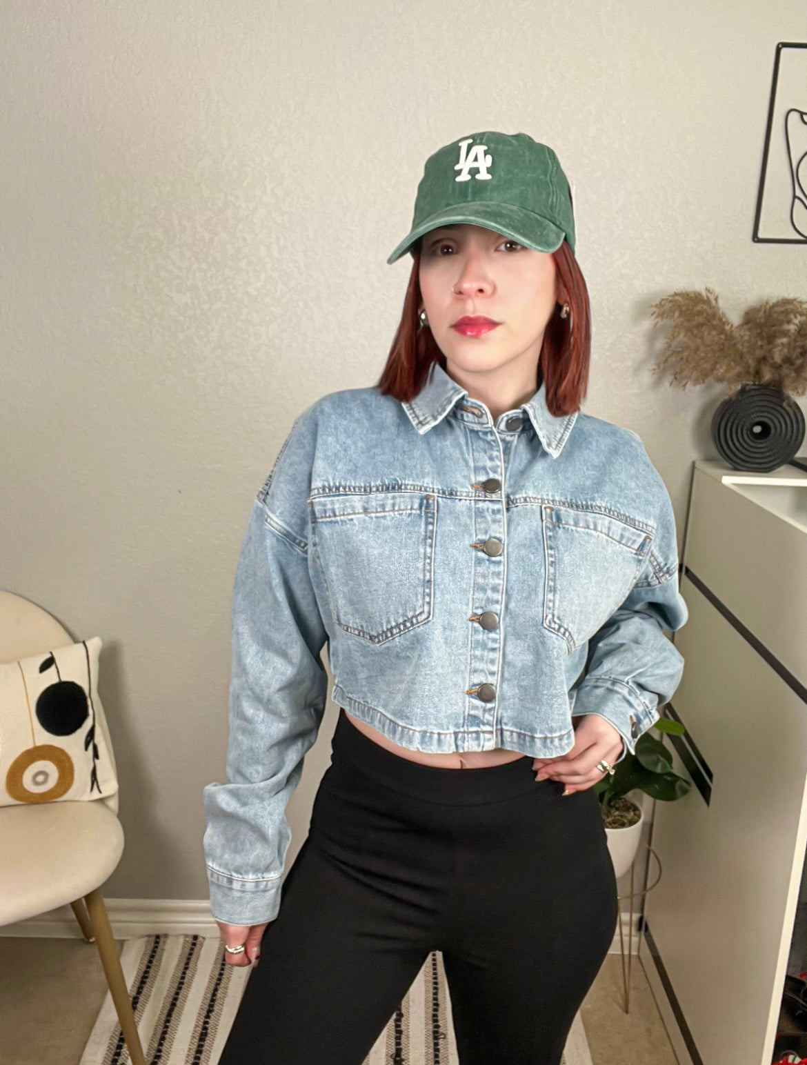 Cropped Denim Jacket