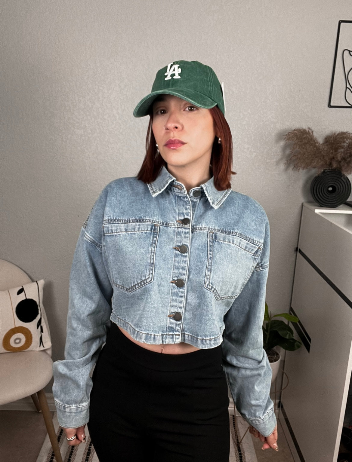 Cropped Denim Jacket