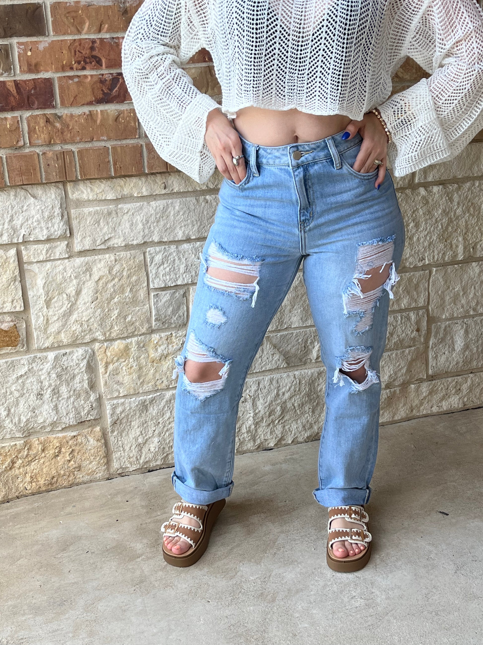 Light Straight Jeans – Shop'n Be .YOU. Tiful