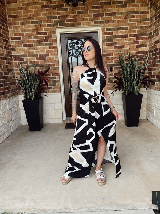 Belted Maxi Dress