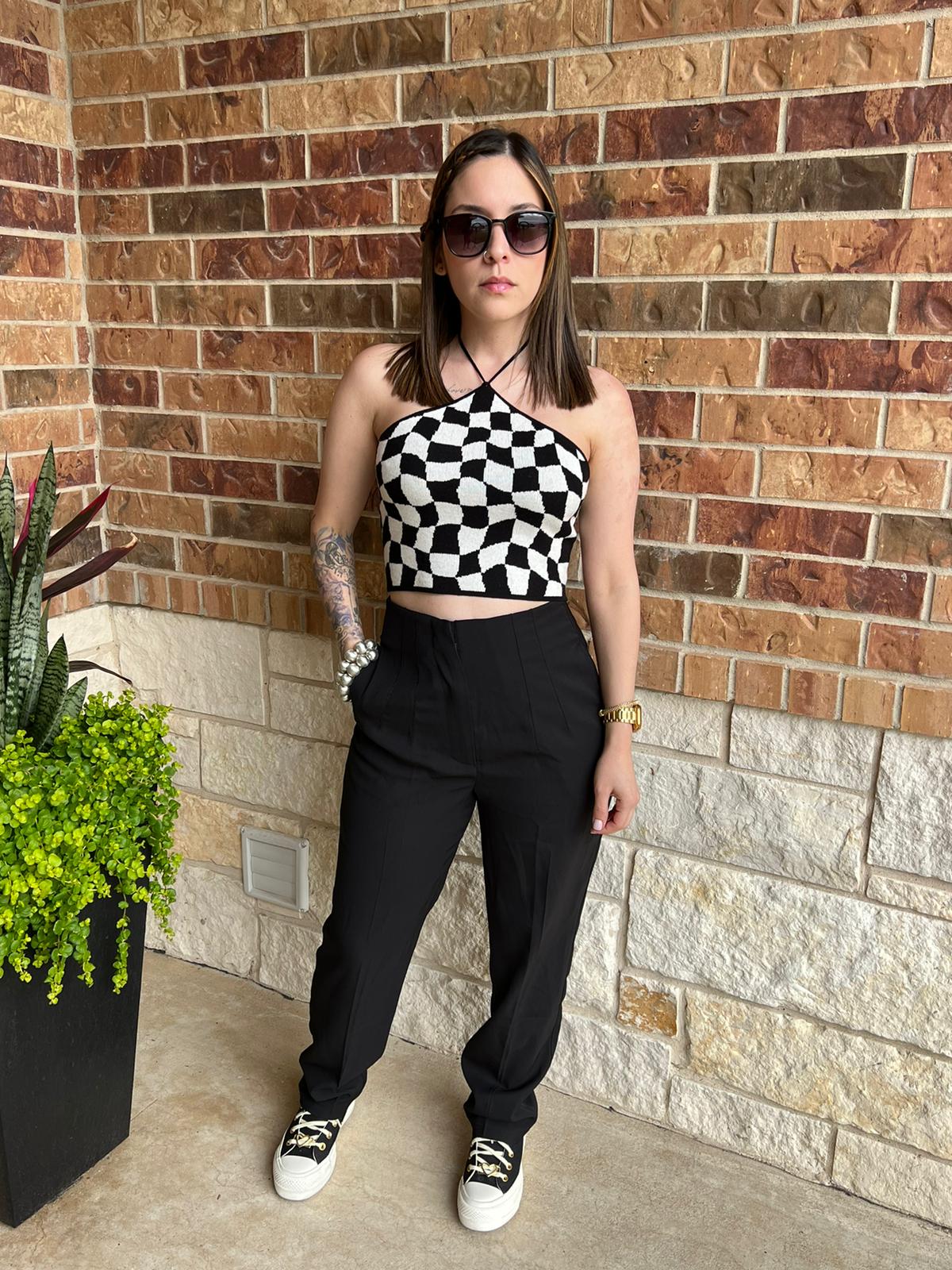Checkers Sally Top